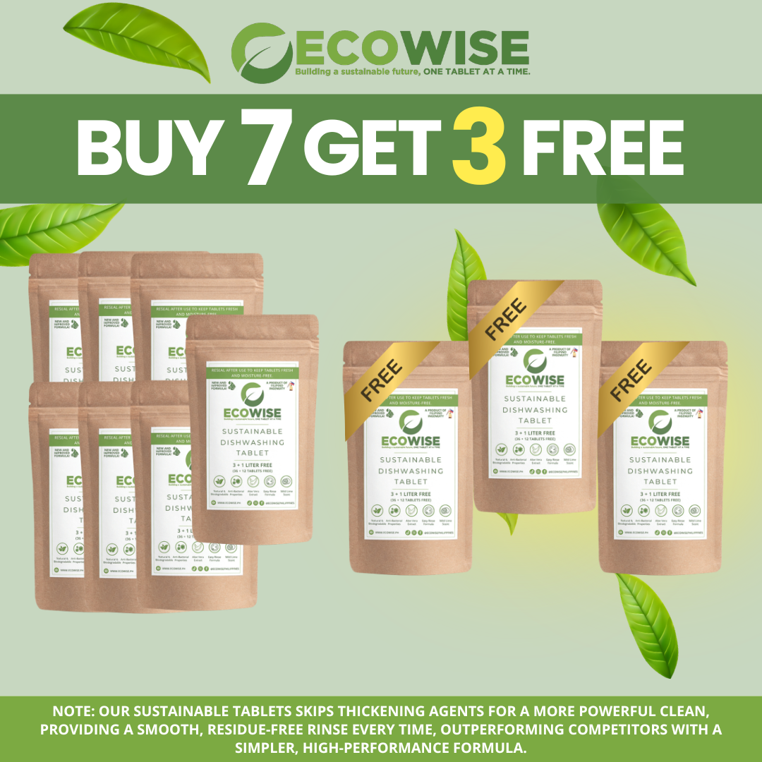 Bundle of 7 + 3 Pack FREE | Ecowise Saver 4L Pack | Dishwashing • Handsoap • Multi-Surface